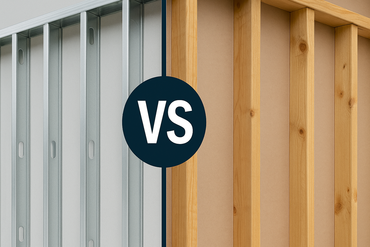 Steel vs wood framing